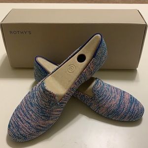 Rothy’s 9.5 Turquoise Melange Loafers